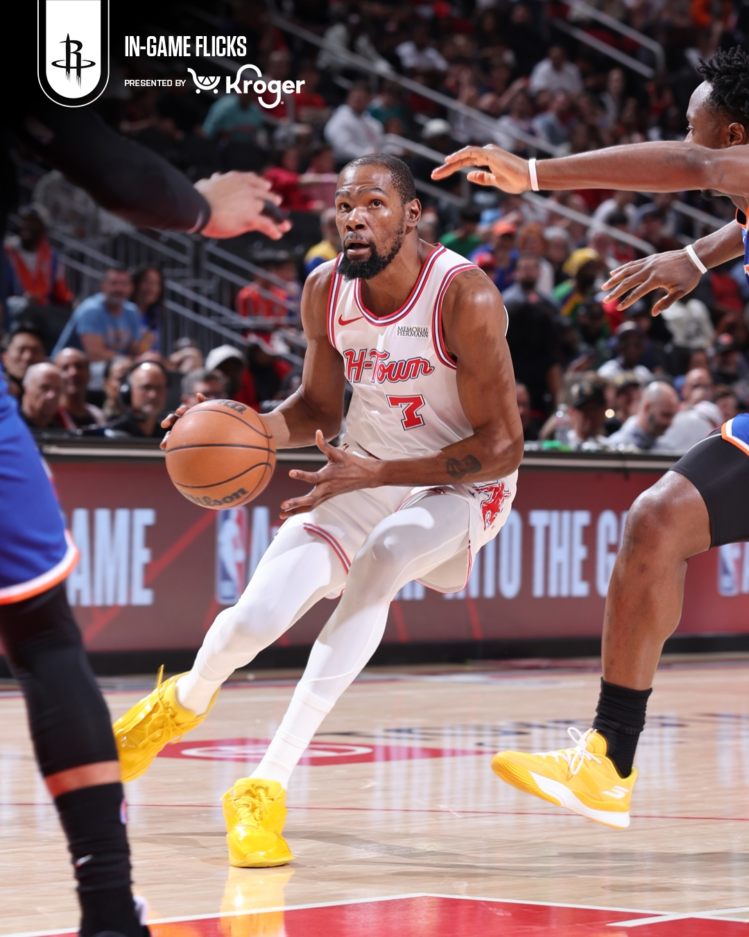 B体育首页-杜兰特27+6+8火箭击败尼克斯3连胜，唐斯22+8布伦森仅12分